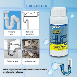 Wild Tornado ® POLVO DESTAPA TUBERIAS 🎁2X1 - PAGA 1 Y LLEVA 2!🎁